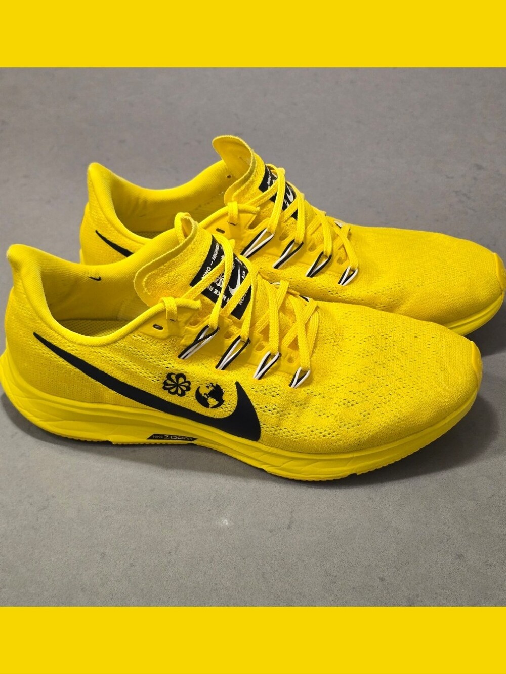Cody Hudson x Nike Air Zoom Pegasus 36 Chrome Yellow Size 10.5